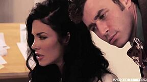 Kristina Rose bent over for fingering and cumshot