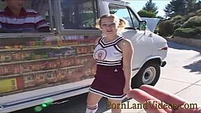 young blonde cindy with perfect round ass gets seduced