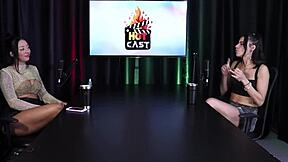 debora andrade in sheer red lingerie