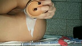 She says, 'Watch my perfect body get fucked with toys and cum all over in this homemade college sex.'