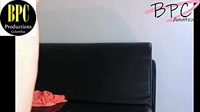 Chubby Maya's Busty Casting Delights with Shaved Pussy