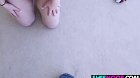 alexia gold sucks monster cock