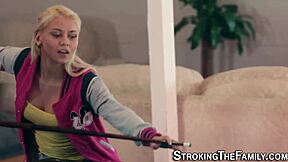 Teenage Stepsister Gets Rammed Hard