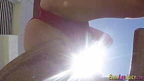 a curvy woman with a big booty takes an exciting ride