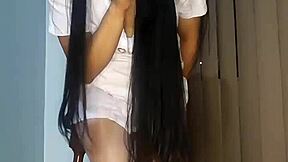 i'm a naughty nurse for homemade blowjob fun! 😜