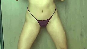 Check out my red lingerie striptease