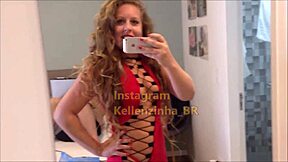 Slut wife teases plumber while husband watches