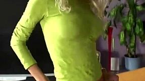 Nikky Blonde Sucks And Fucks Hot Guy Bent Over!