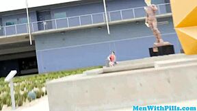 teen amateur getting buttfucked in threeway with old man