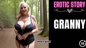 horny gilf enjoys steamy garden sex with granny lover