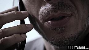 Babysitter picks up and hooks up with older guy for masturbation and deepthroat