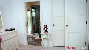 teenie catches stepdad on spy cam 😳