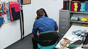 Hot brunette craves massive cock in wild pounding session with petite babe