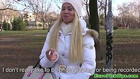 I jizzed on the slut outdoors