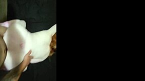 sexy redhead with nice ass gets bent over for doggystyle