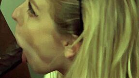 kitty worships tyler knight's cock