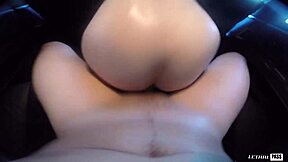 niki snow shares a ride with her driver