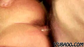 Mature couple explores on sofa with blowjob and orgasm