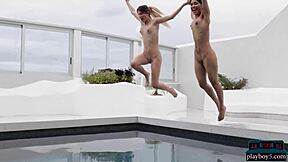 petite lesbian asian and latina babes chloe rose and lorena hidalgo explore softcore play