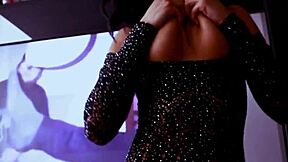 dancing with my big breasts bouncing out wild?