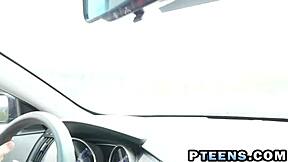 Young hottie bangs old stud in doggy