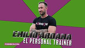 Hardcore amateur blonde latina busty big boobs and big ass rough sex with her muscled big cock personal trainer