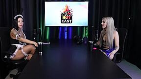 kyra’s first anal scene with dwarf actor in sheer red