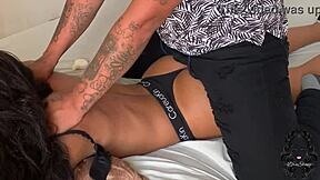 Erotic massage for teen with big ass and natural tits 😘