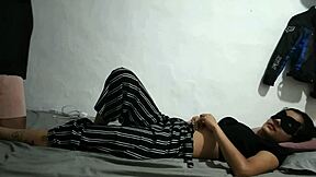 my neighbor was alone and bored, so i started touching her and we ended up having sex