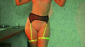 Hottest lingerie try-on experience