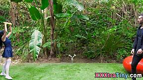 does little asian teen 18+ want facial from monster cock?