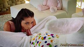 Petite teen takes big cock anal.