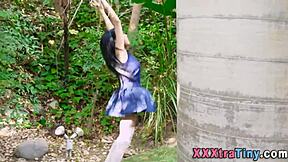 does little asian teen 18+ want facial from monster cock?