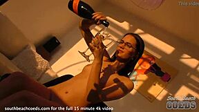 Rosella, are you going to strip for me with that champagne?