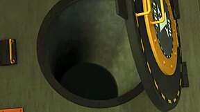 busty brunette cuffed, tied down, and creampied by gnome with monster cock in hardcore restraints!