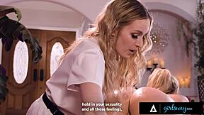 wanna see petite blonde masseuse give milf savannah bond a wild happy ending?