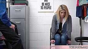 Cute Blonde Shoplifter Madison Gets Bent Over For Sex In Store