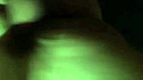 Amateur couple bent over in doggystyle for intense creampie.