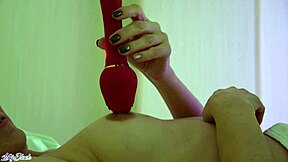 Hey, Gorgeous Milf Has Two Orgasms With Clit Toy!