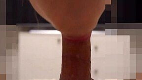 Creamy Cum Fills Her Mouth as My Monster Cock Throbs, and She Notices the Intense Sensation