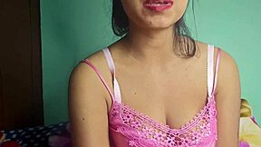 Her mouth fully satisfied by my massive member