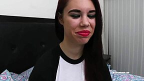 Brooklyn Rose fucks her cheating boyfriend's monster cock