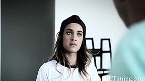 Converting my lesbian stepsister uma jolie to straight with pussy licking.