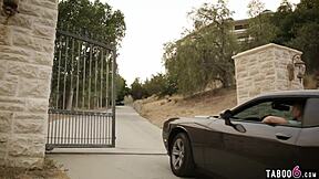 The teen stepsister gets taken care of by her big dick stepbrother in hardcore taboo action.