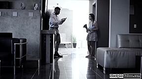 Boss Dominates Euro Maid And Fucks Her Face