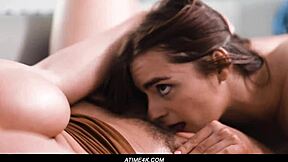 Seduced by the sexy blonde milf babysitter