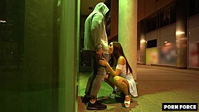 party chick cheats on her boyfriend - risky doggystyle fuck in public - shaiden rogue