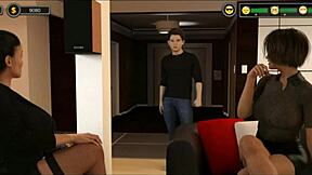 amateur teen 18+ gets anal from milf's big cock