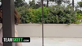 tommy meets foreign vlogger with small tits