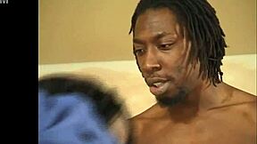 Ebony Cheerleaders Share Monster Cock In Group Handjob Scene